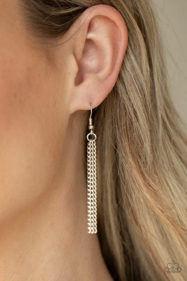 Paparazzi Necklace ~ Prismatically Polygon - Orange