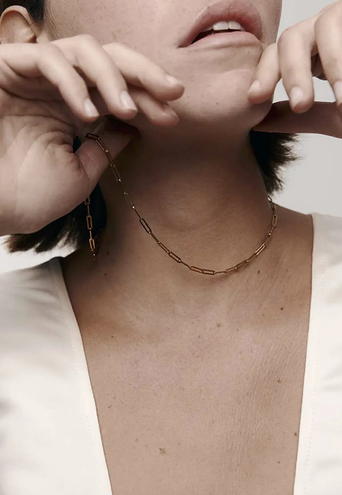 Paperclip Light Necklace