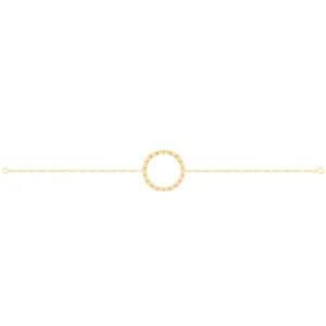 Pavé Halo Chain Bracelet