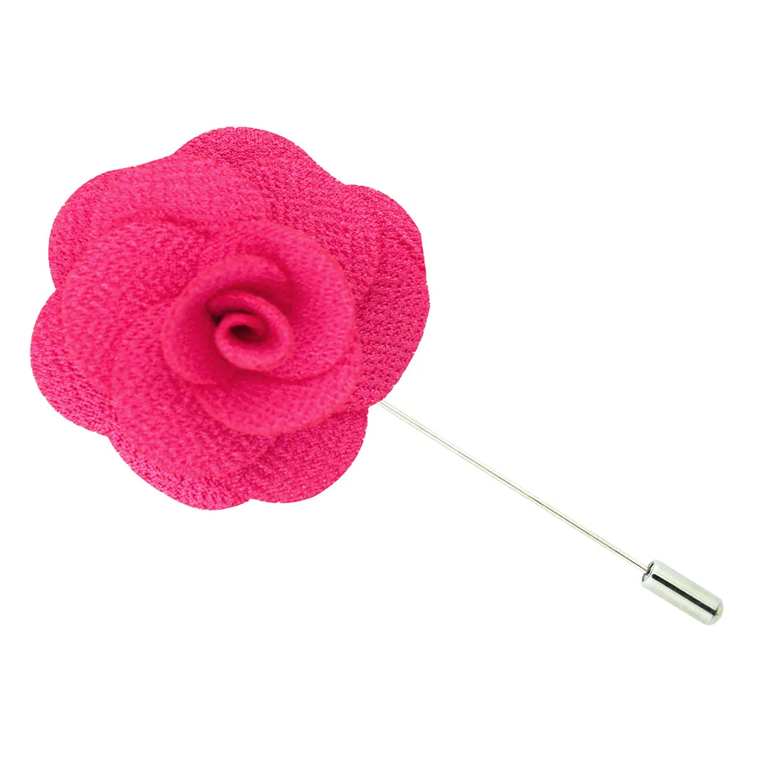 Peluche Brawny Delicacy Dark Pink Brooch Lapel Pin