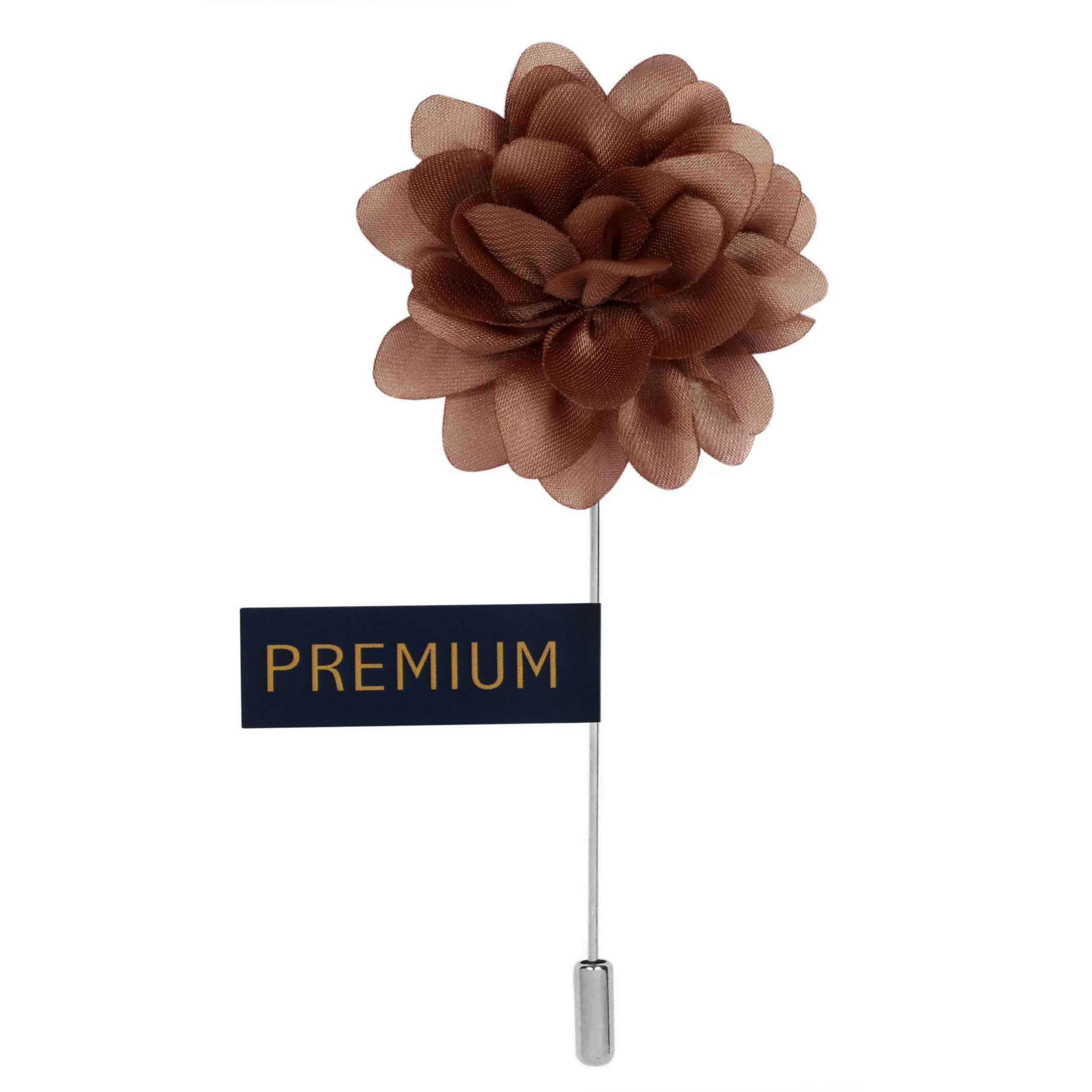 Peluche Elron Petals Light Brown Brooch Lapel Pin