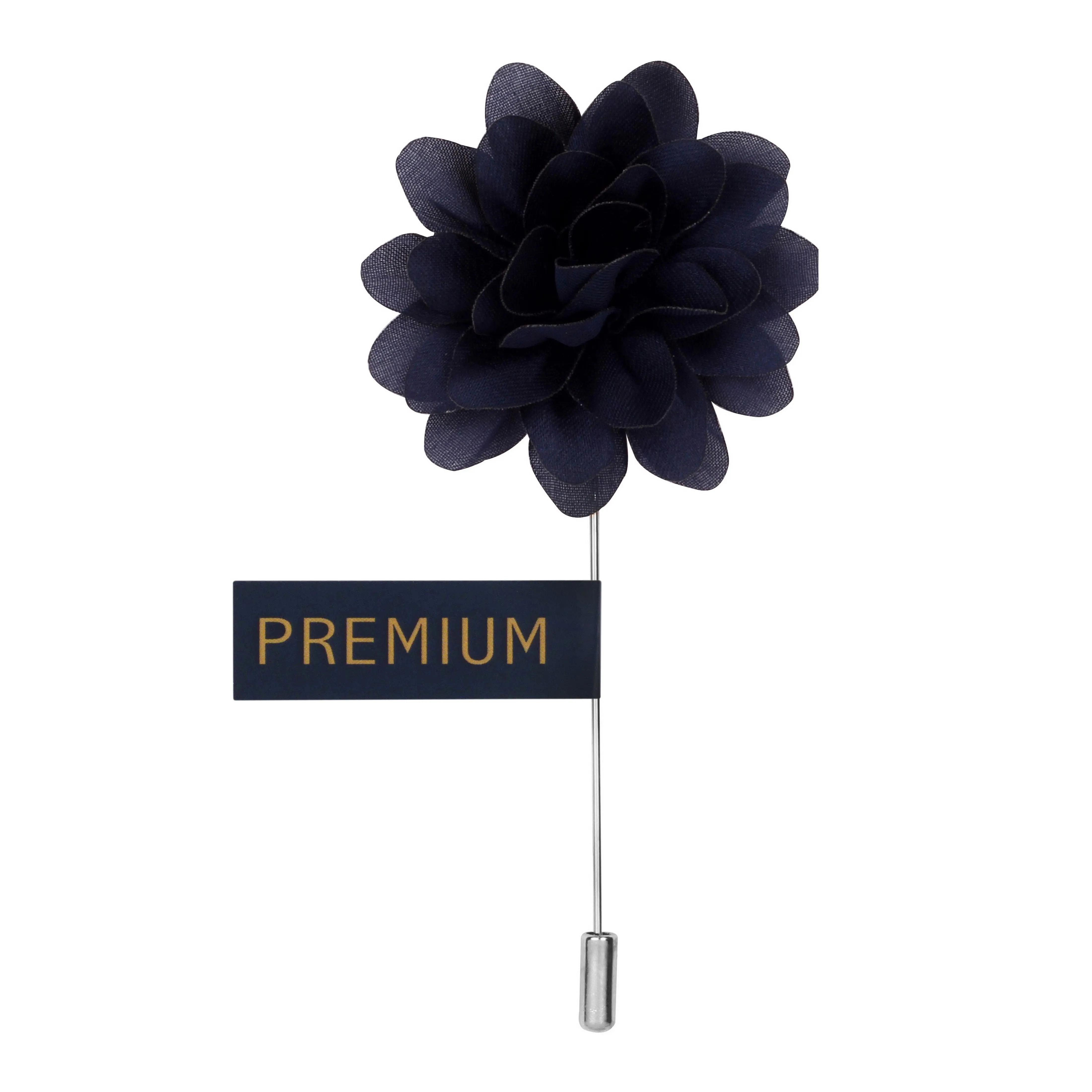 Peluche Elron Petals Royal Blue Brooch Lapel Pin