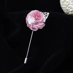 Peluche Exotic Delight White and Pink Brooch