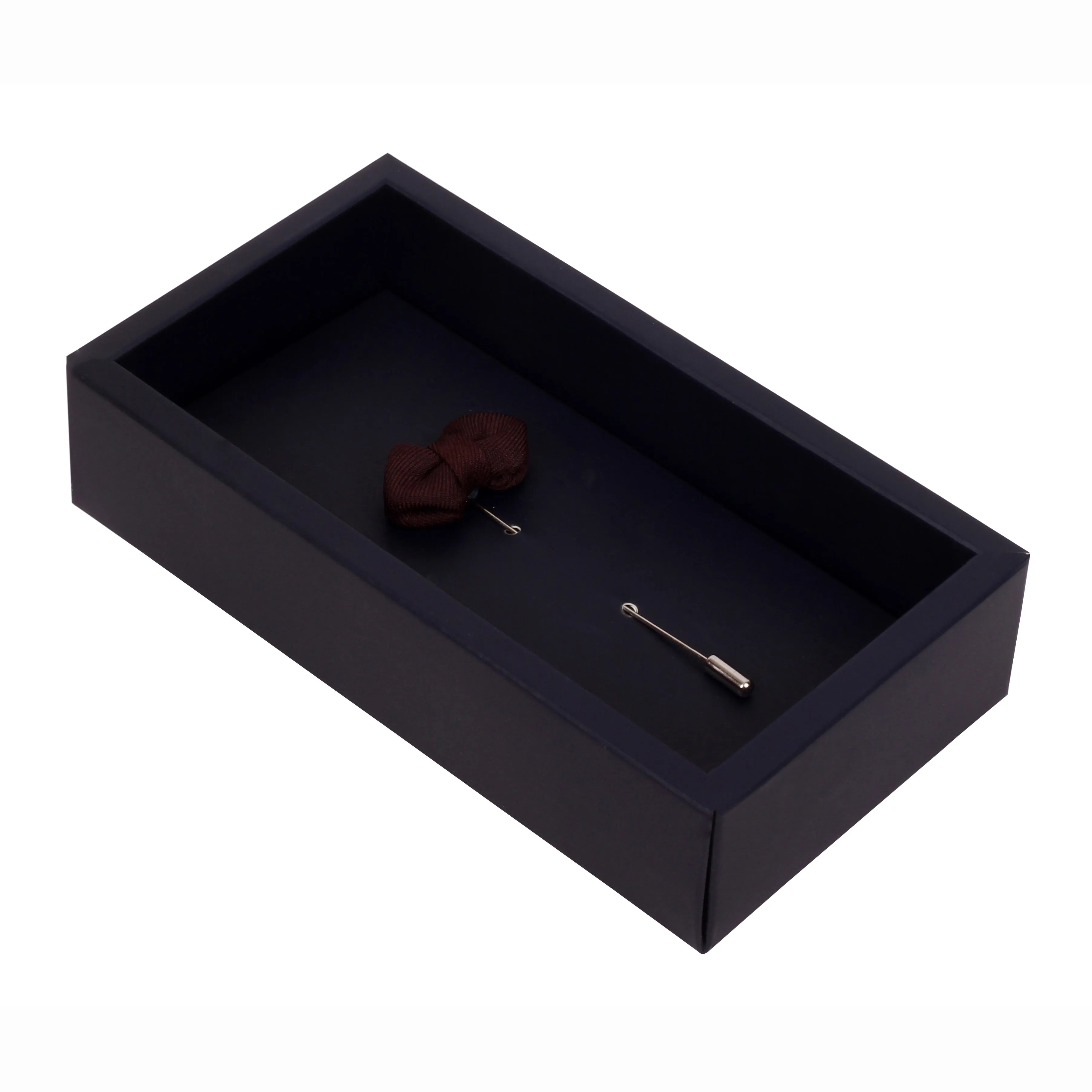 Peluche Mini Bow Brown Brooch Lapel Pin