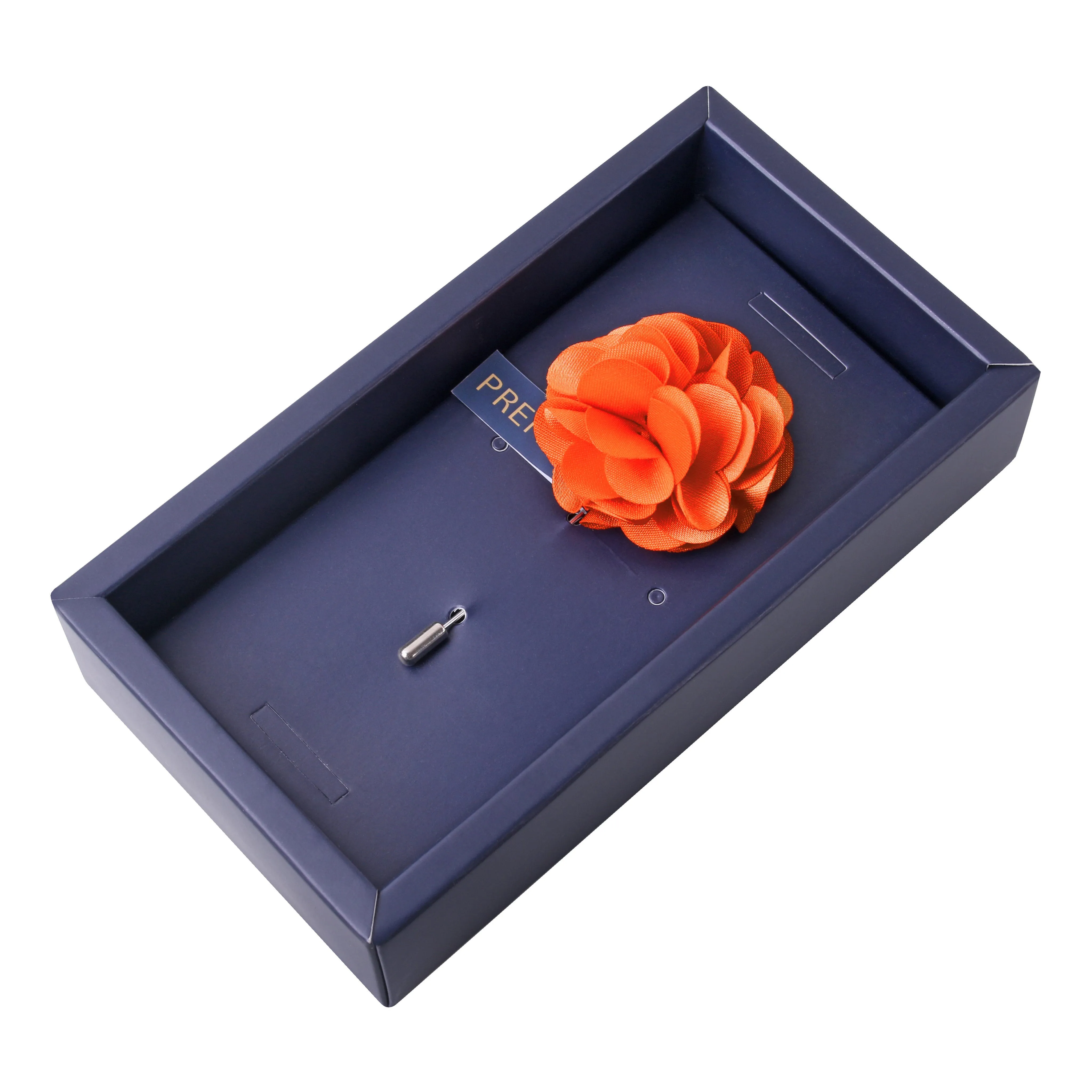 Peluche Ornamental Treat Orange Brooch for Men