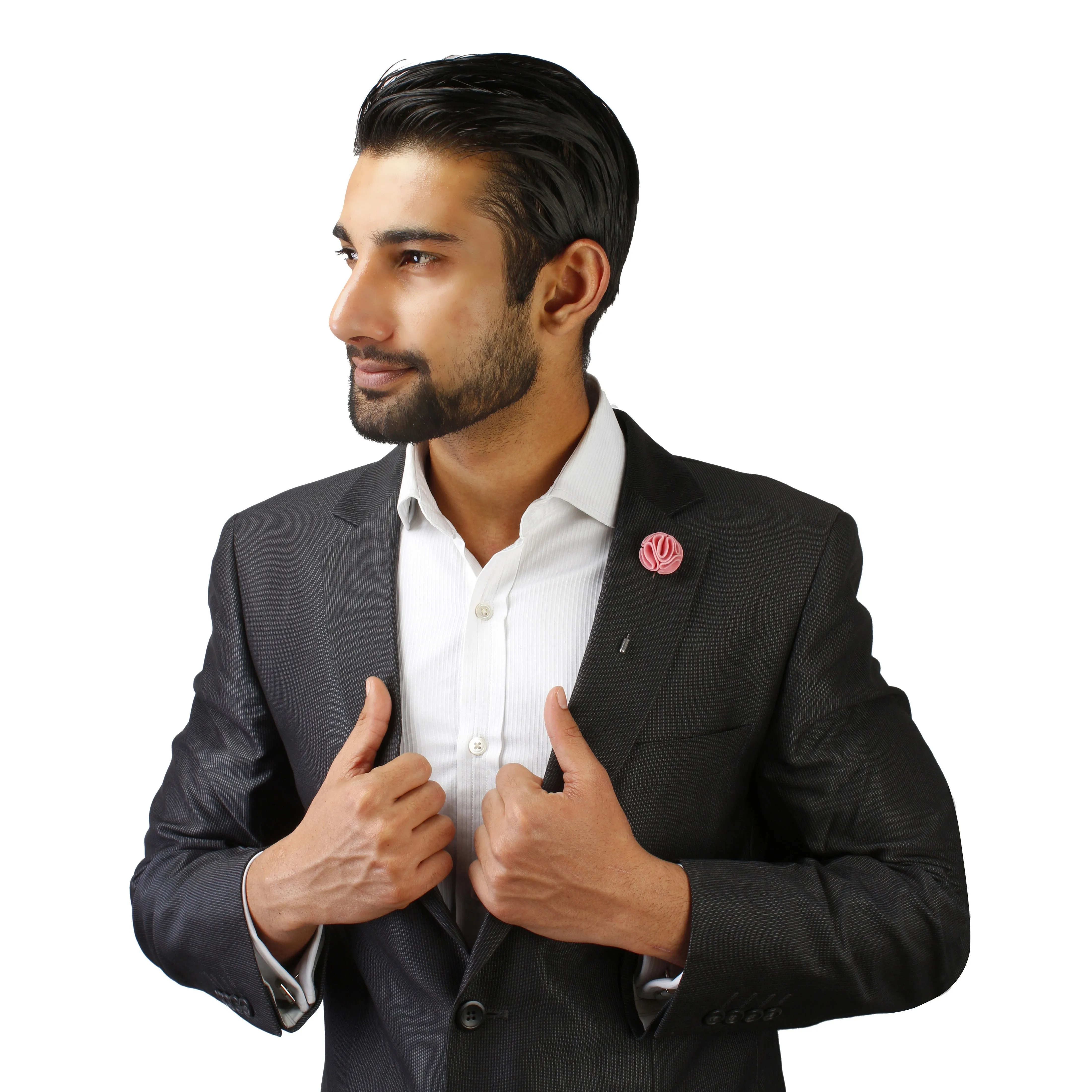 Peluche The Dahlia Flower Pink Brooch Lapel Pin