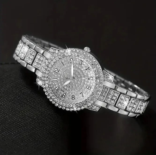 Quartz Women's Watch with 5pcs Bracelets