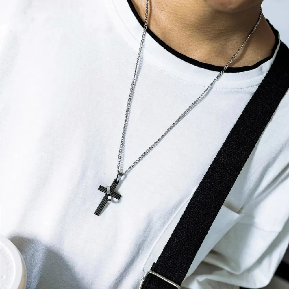 "Crucifix And Ring" Necklaces