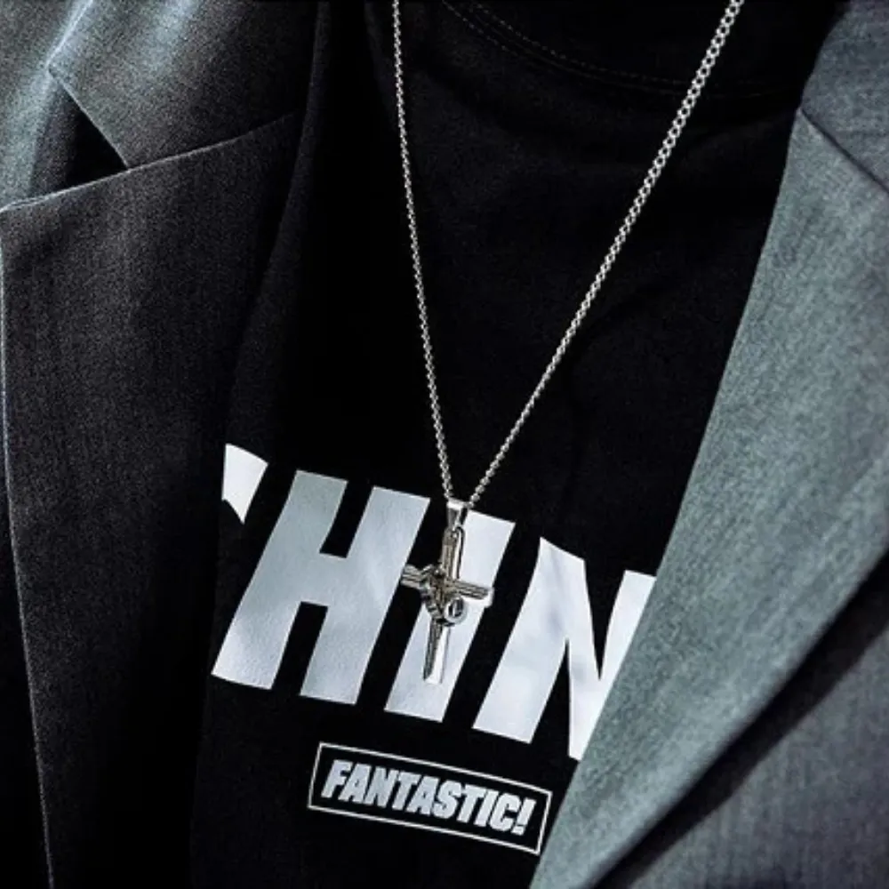 "Crucifix And Ring" Necklaces