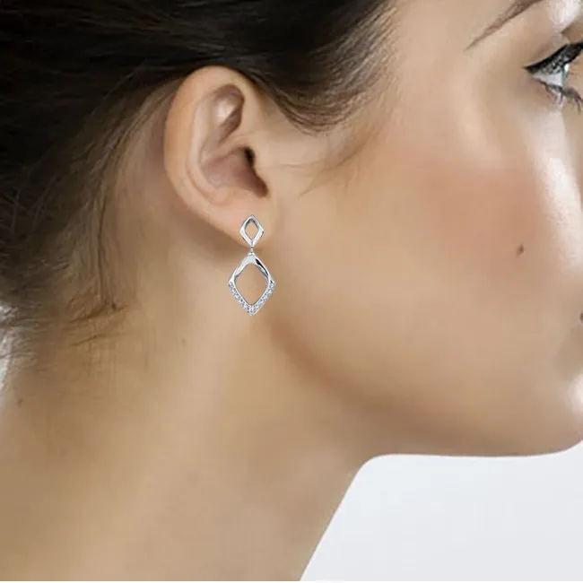 "PATRICIA" Canadian Diamond Drop Earrings