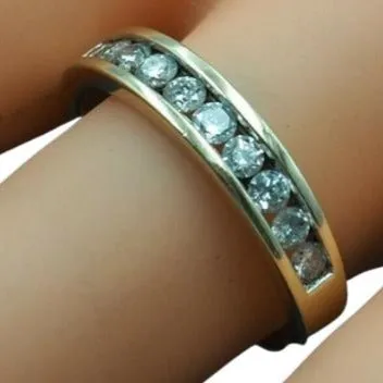 "Timeless Love: 10ct Gold Diamond Ring - Valentine's Special!"