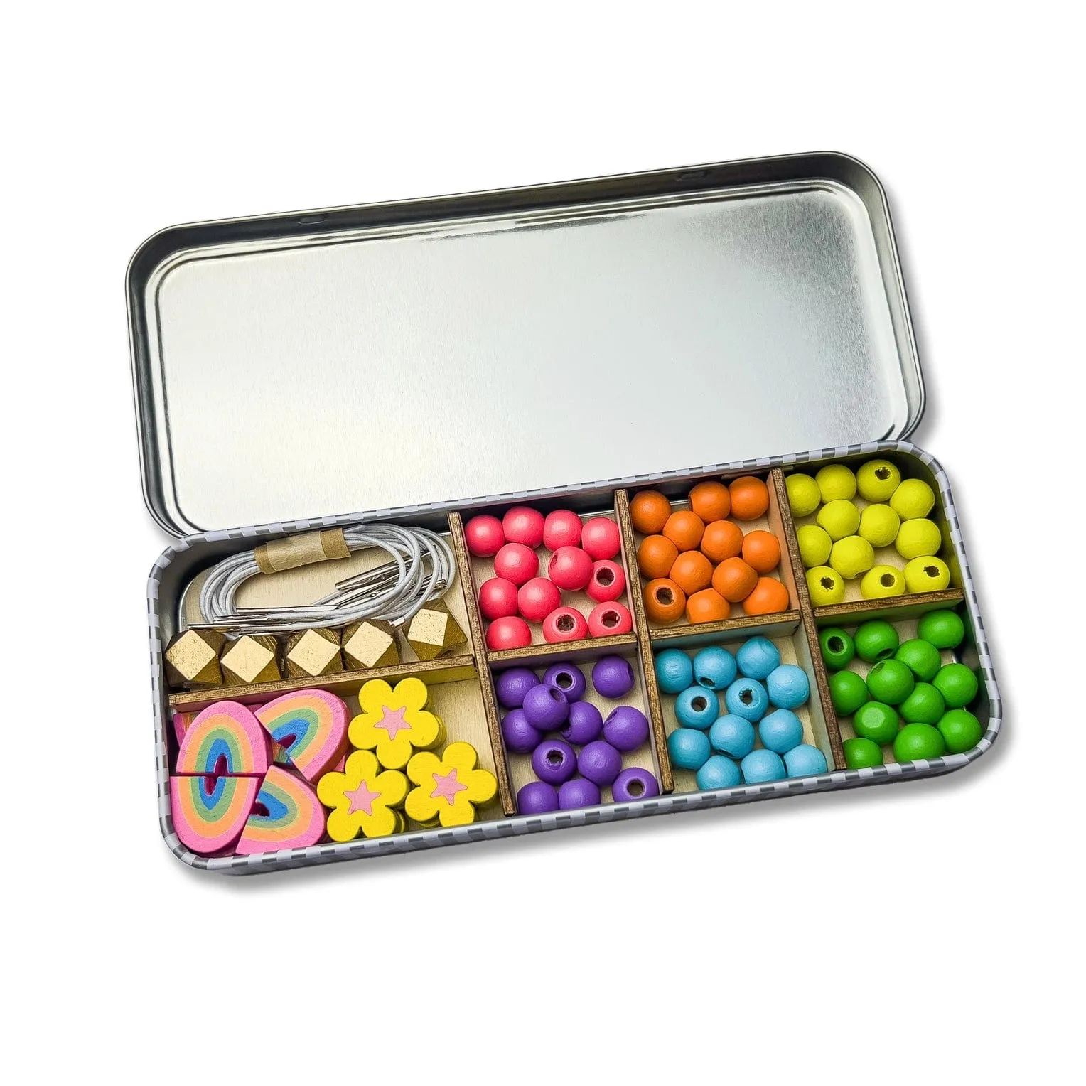 Rainbow Bracelet Bead Kit (In Tin)