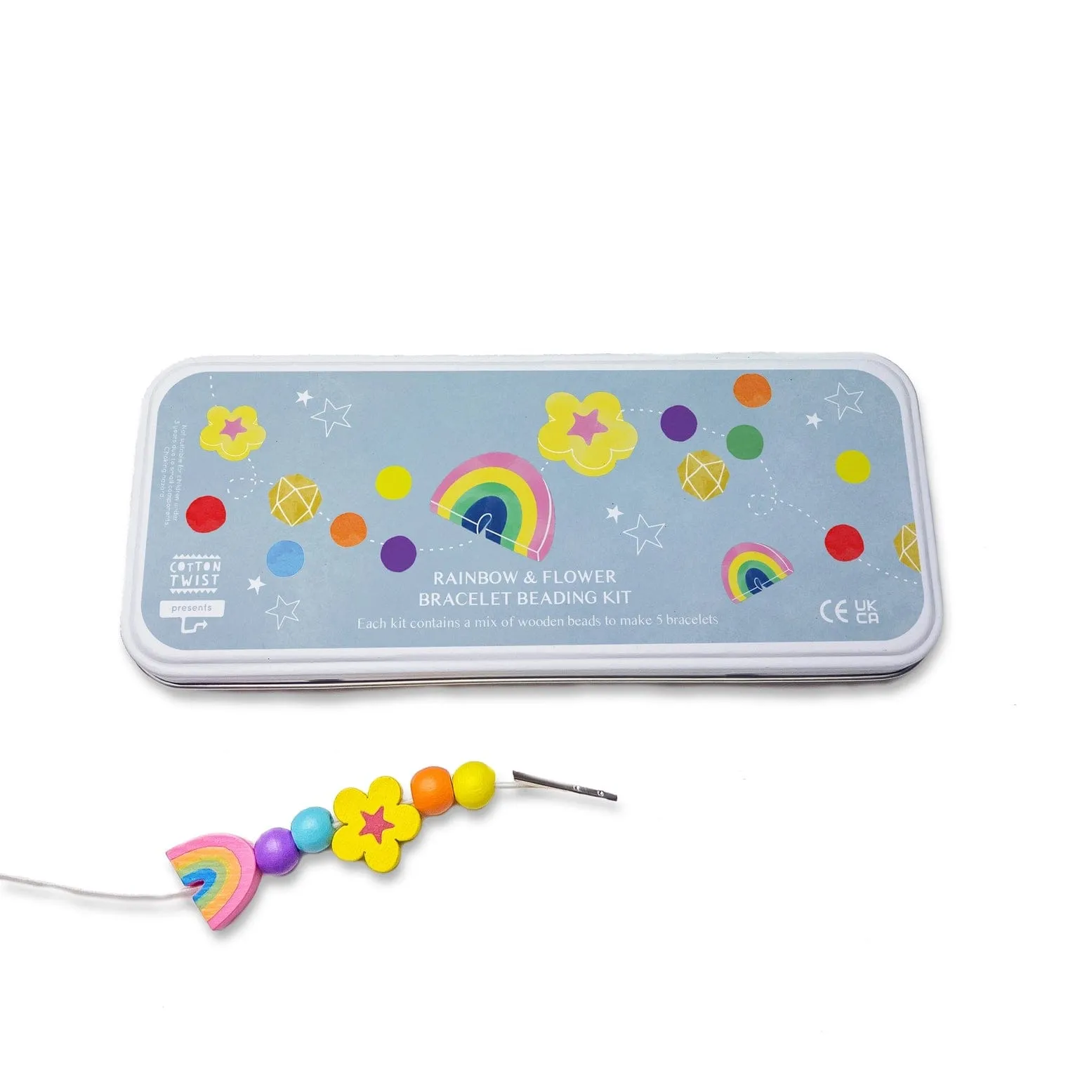 Rainbow Bracelet Bead Kit (In Tin)