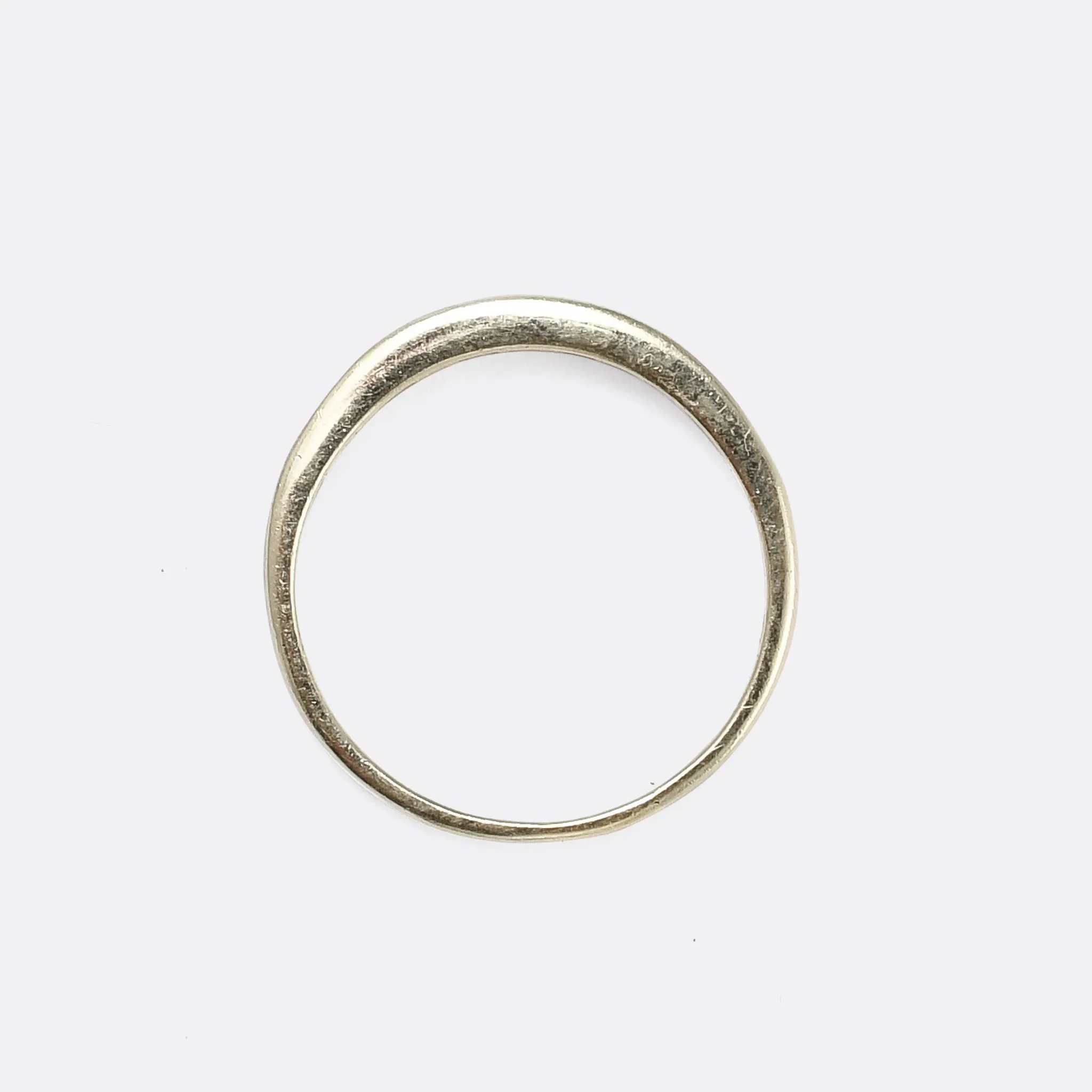 Reserved for Shelly R Mid-Century Graduated Baguette Diamond Eternity Ring