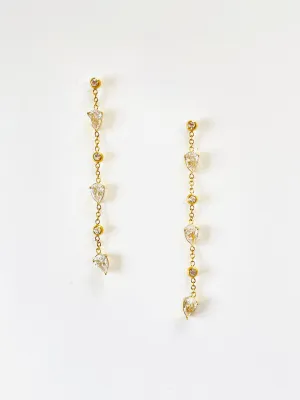 Rhinestone Elegant Earrings {Waterproof}