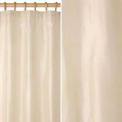 Rod Pocket Curtains, Faux Silk
