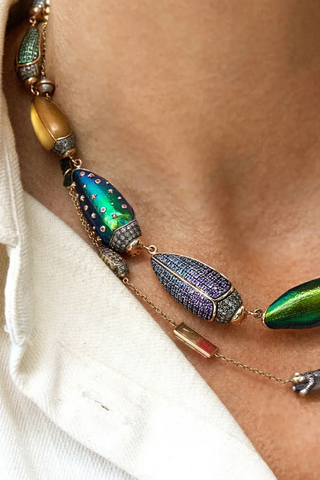 Scarab Eternity Necklace