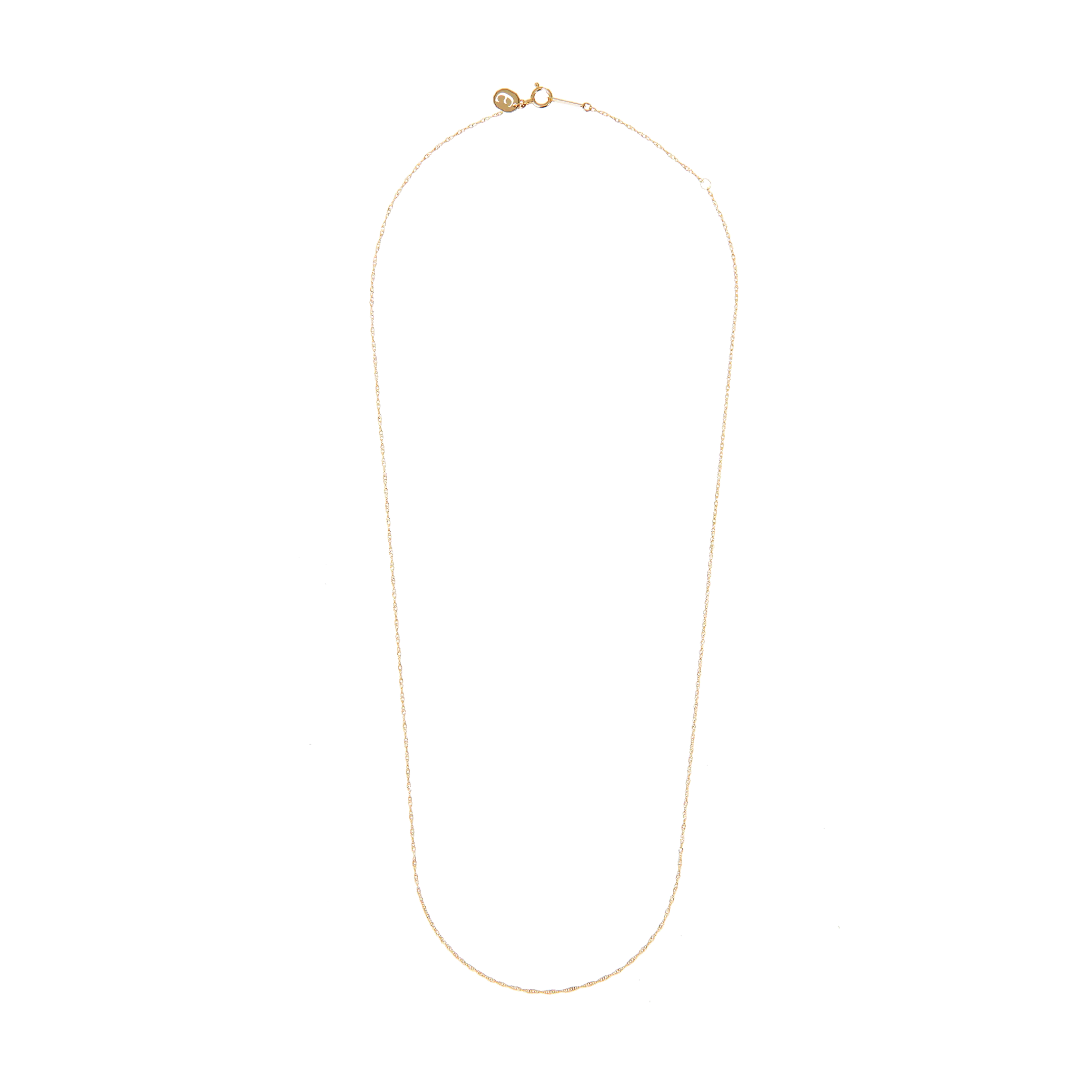 Screw chain necklace