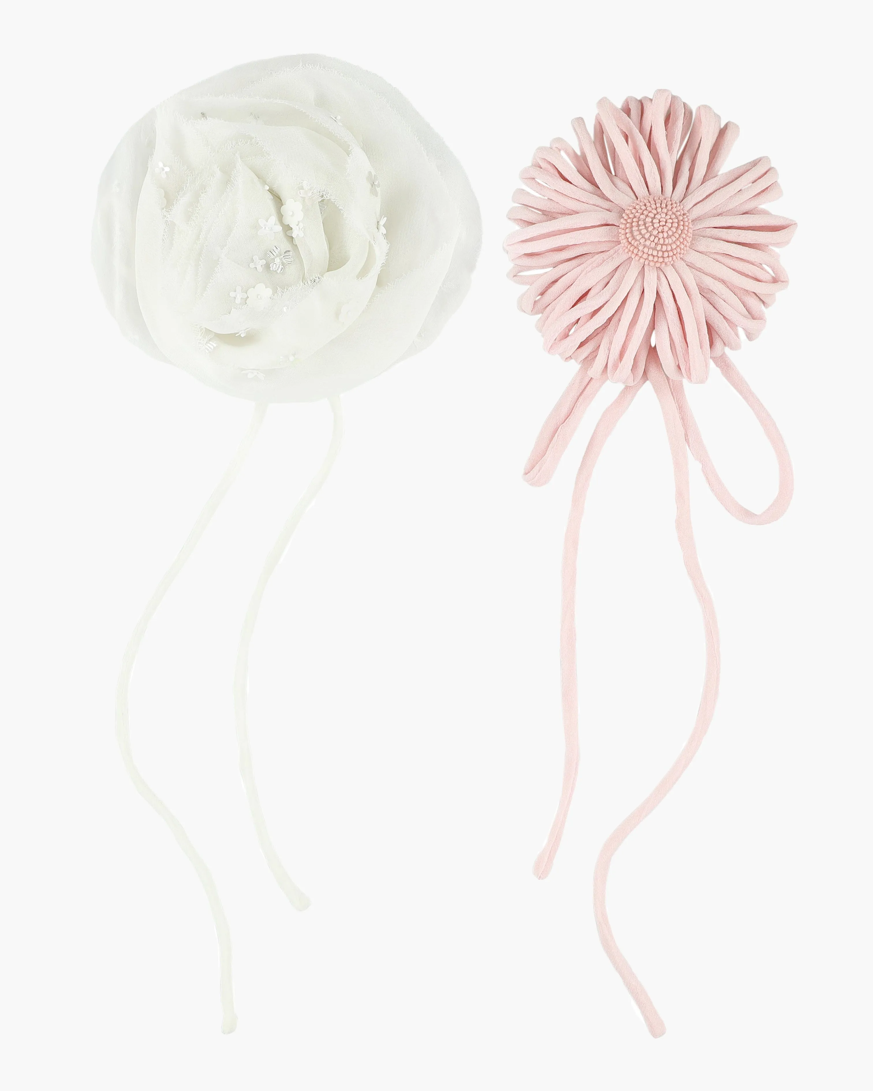 Set of Daisy & Rose Brooch