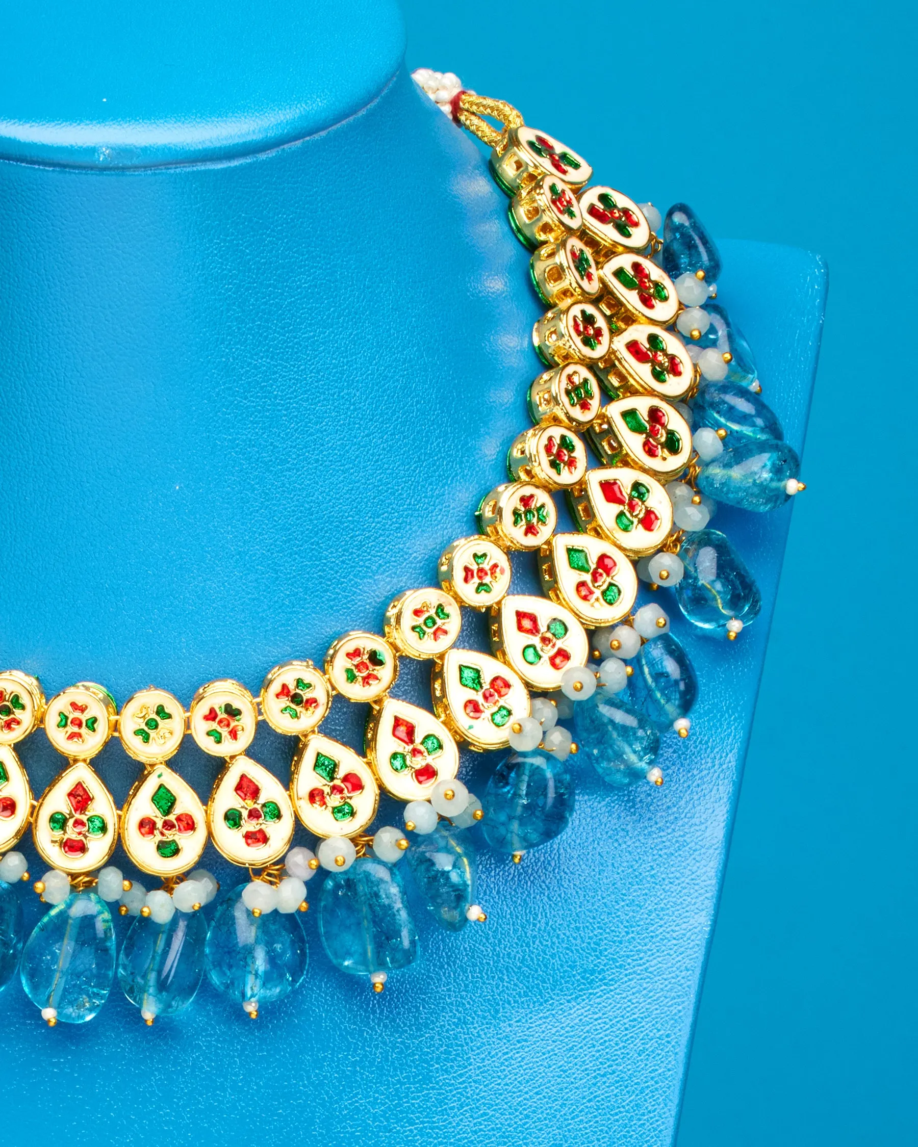 Sharawar Sapphire Blue Necklace