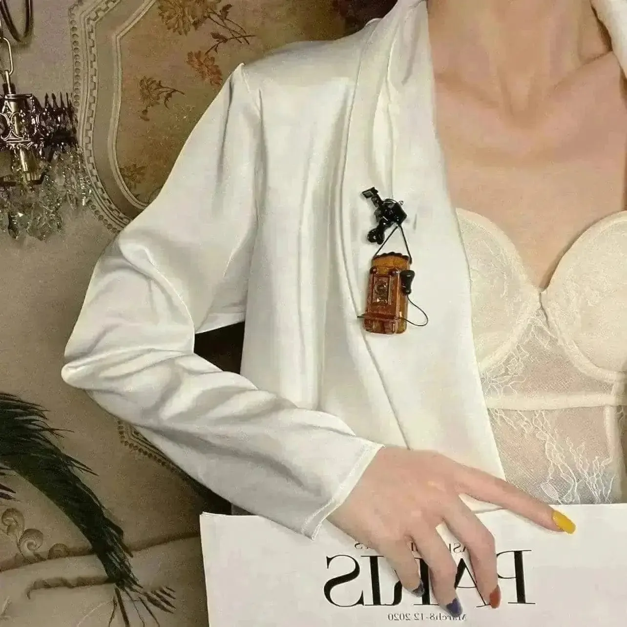 Shop Phone Camera Brooch - A Stylish Accessory for Your Outfit
