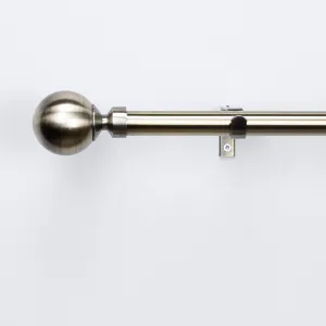 Speedy Nikola Antique Brass 28mm Curtain Pole