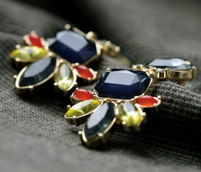 Statement Fashion Women Jewelry Elegant Resin Plant Stud Earrings