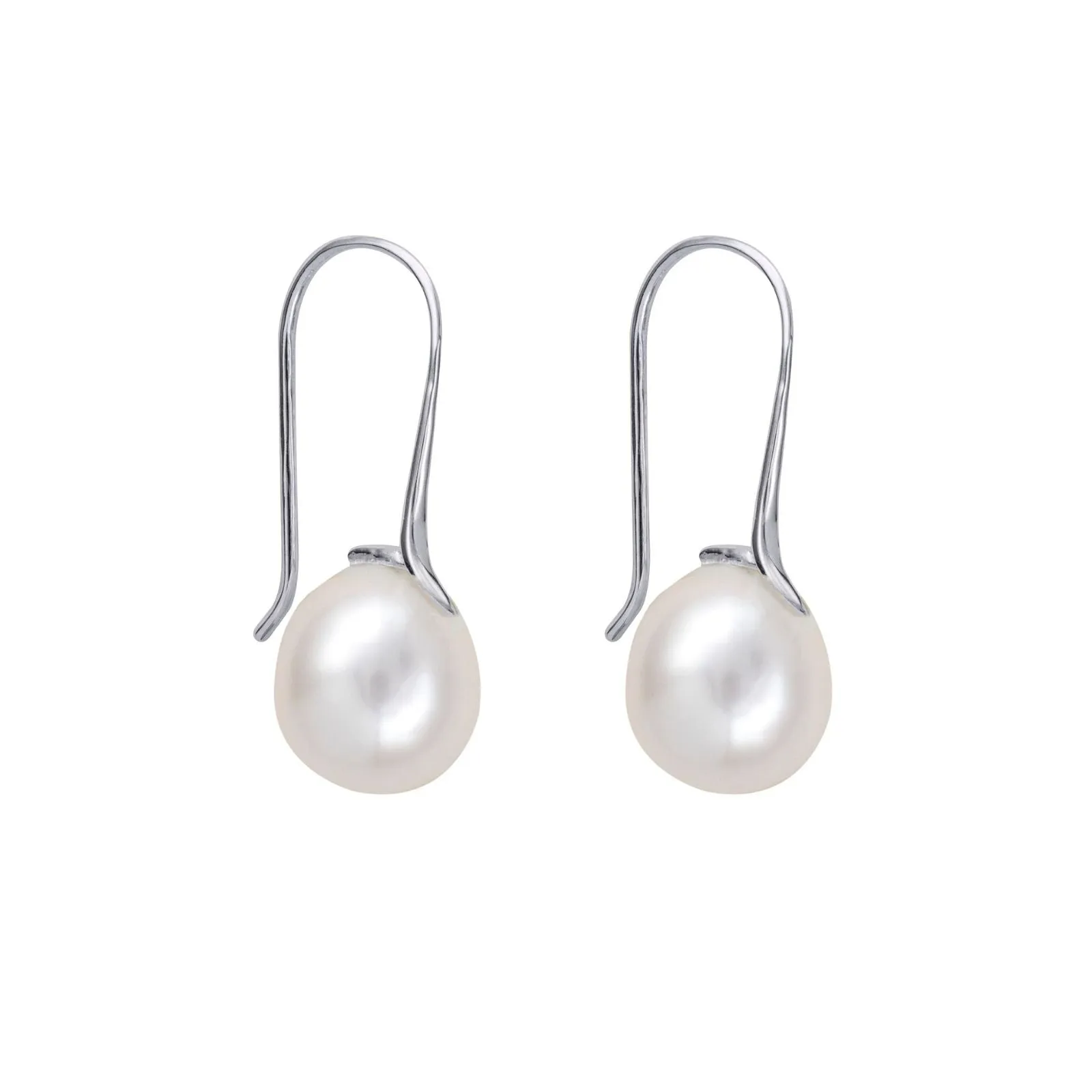 Sterling Silver Freshwater Pearl Drop Earrings