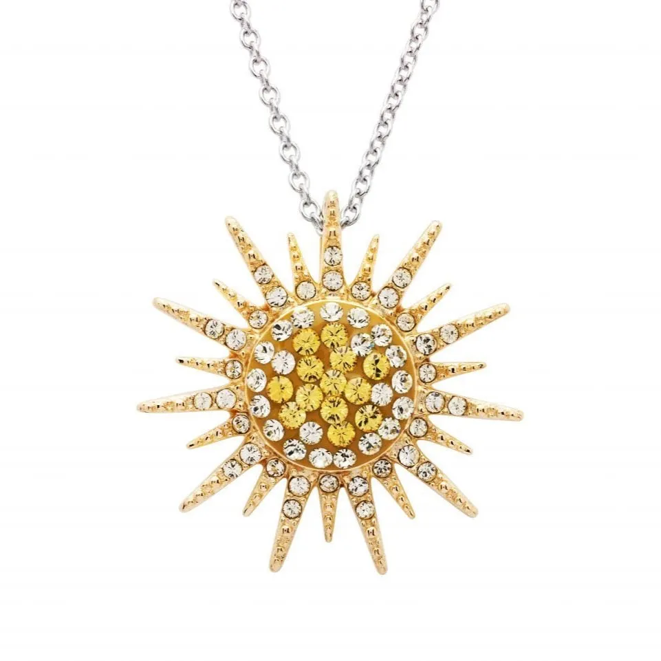 Sunburst Pendant in Sterling Silver