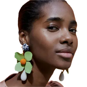 TEEK - Full Flowers Drop Earrings