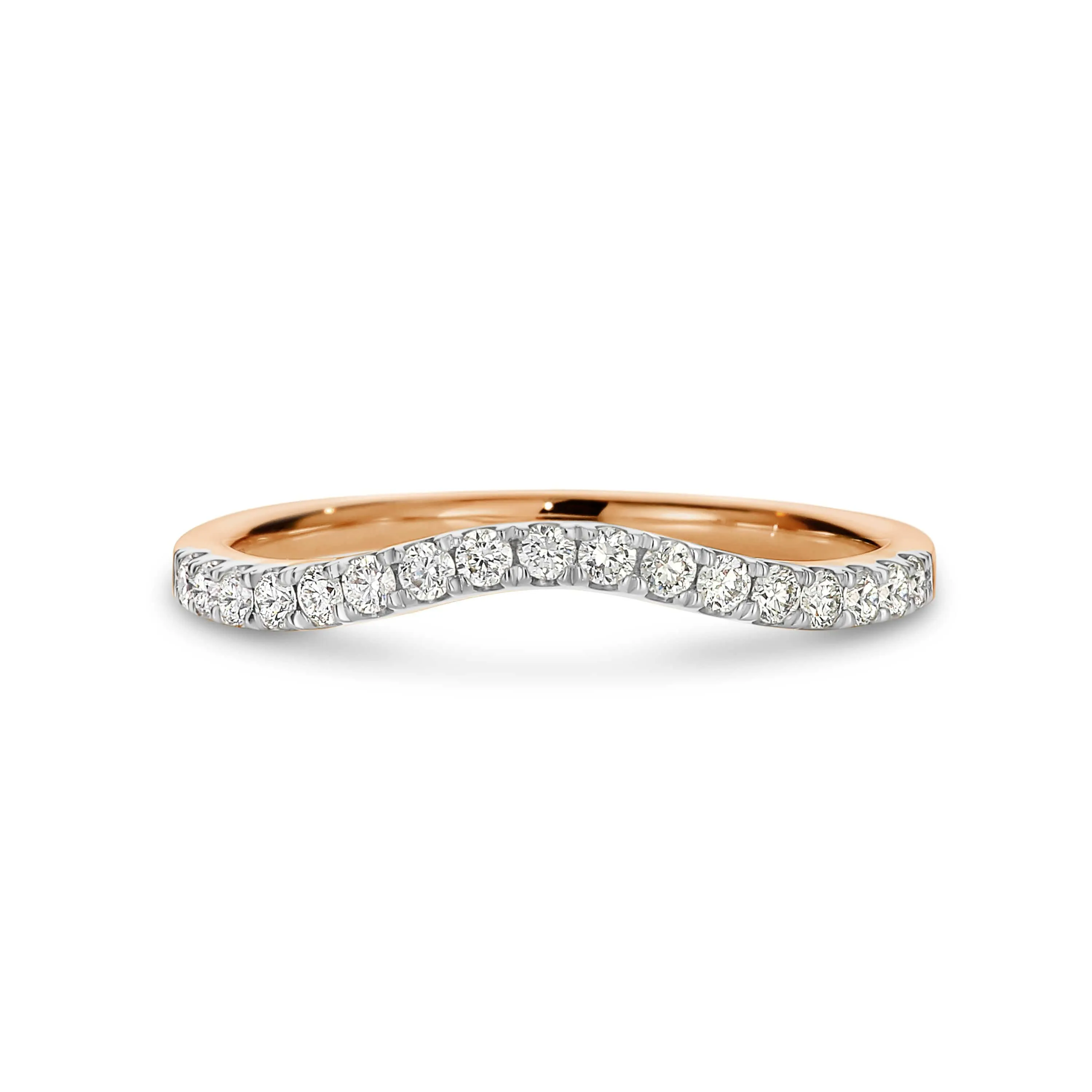 The Matthews Signature Curved Diamond Band