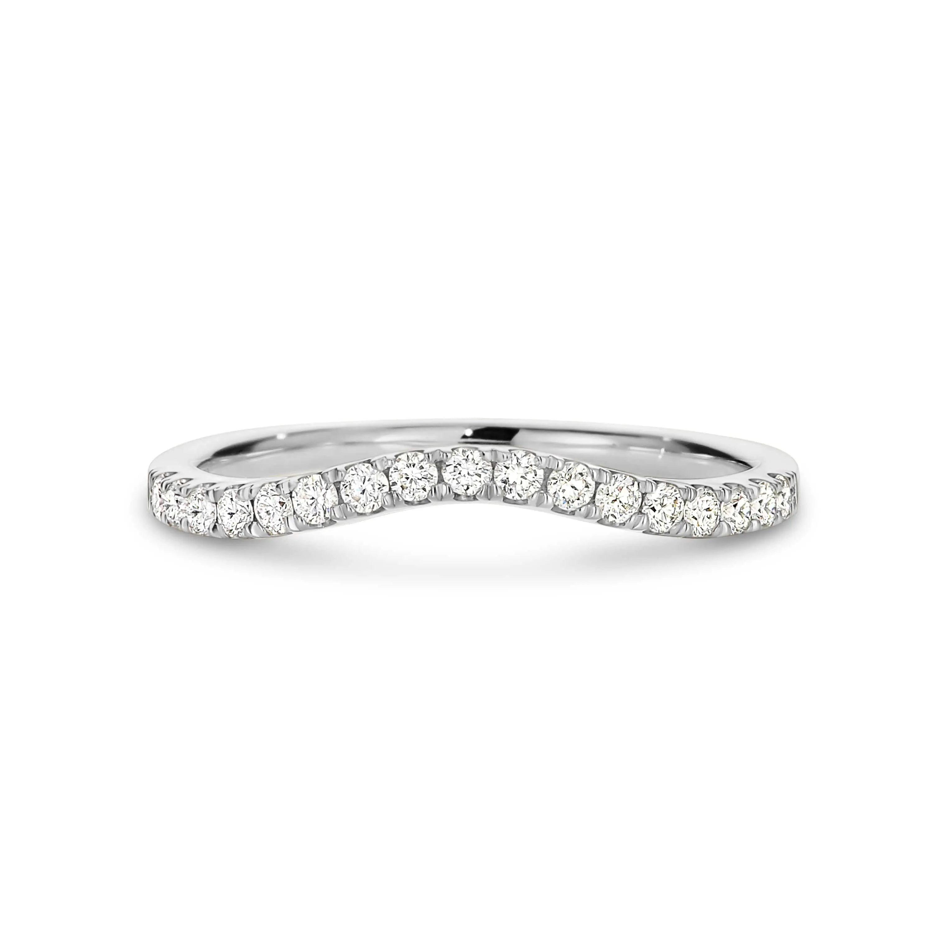 The Matthews Signature Curved Diamond Band