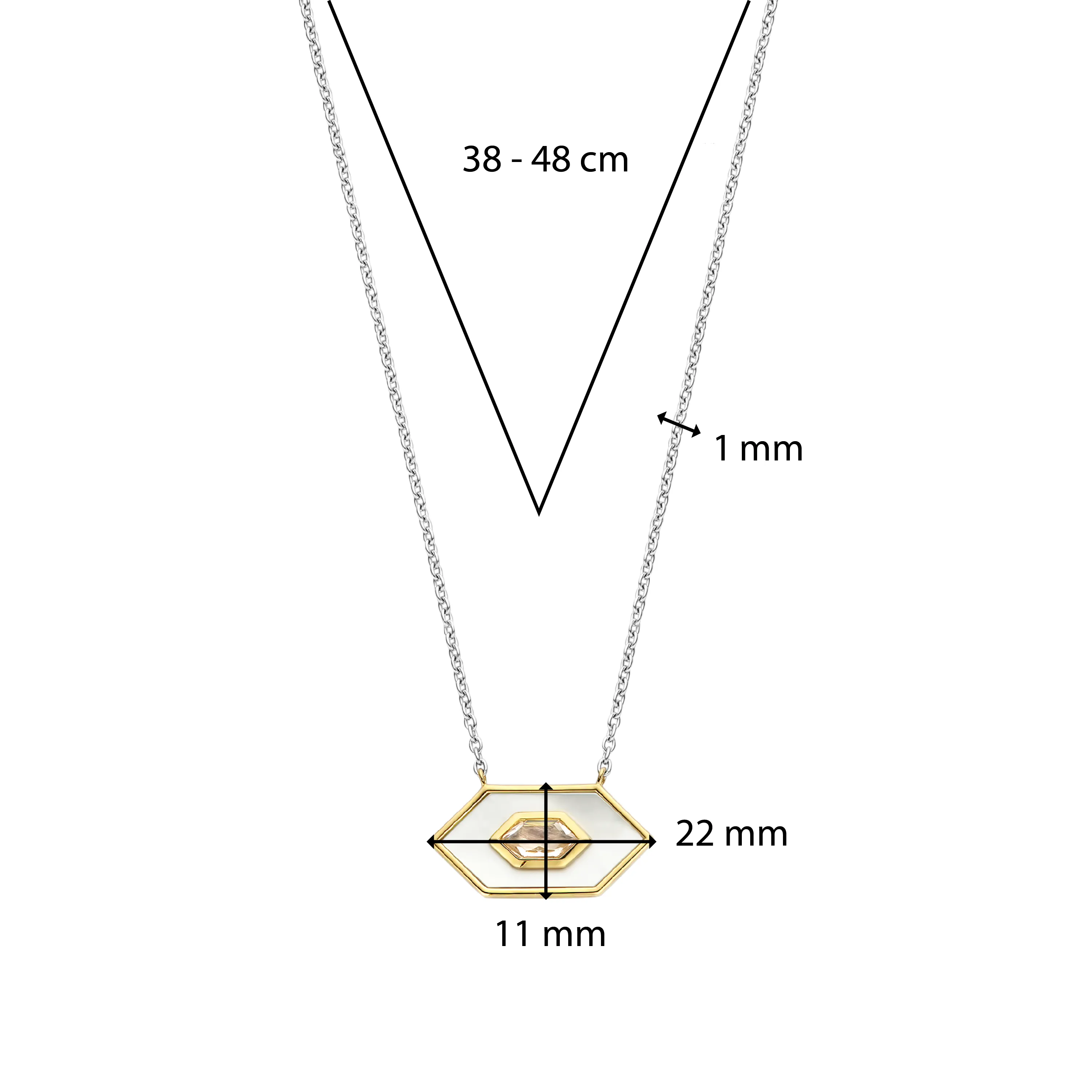 TI SENTO Necklace 34039MW