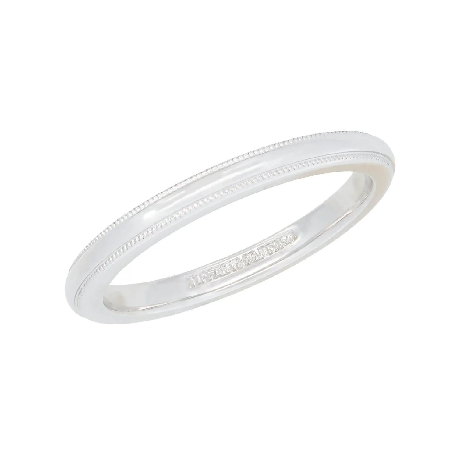 TIFFANY & CO. Estate Platinum Wedding Band