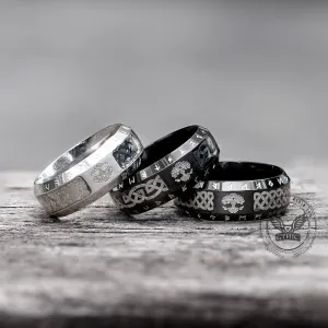 Tree Of Life Knot Stainless Steel Band Ring