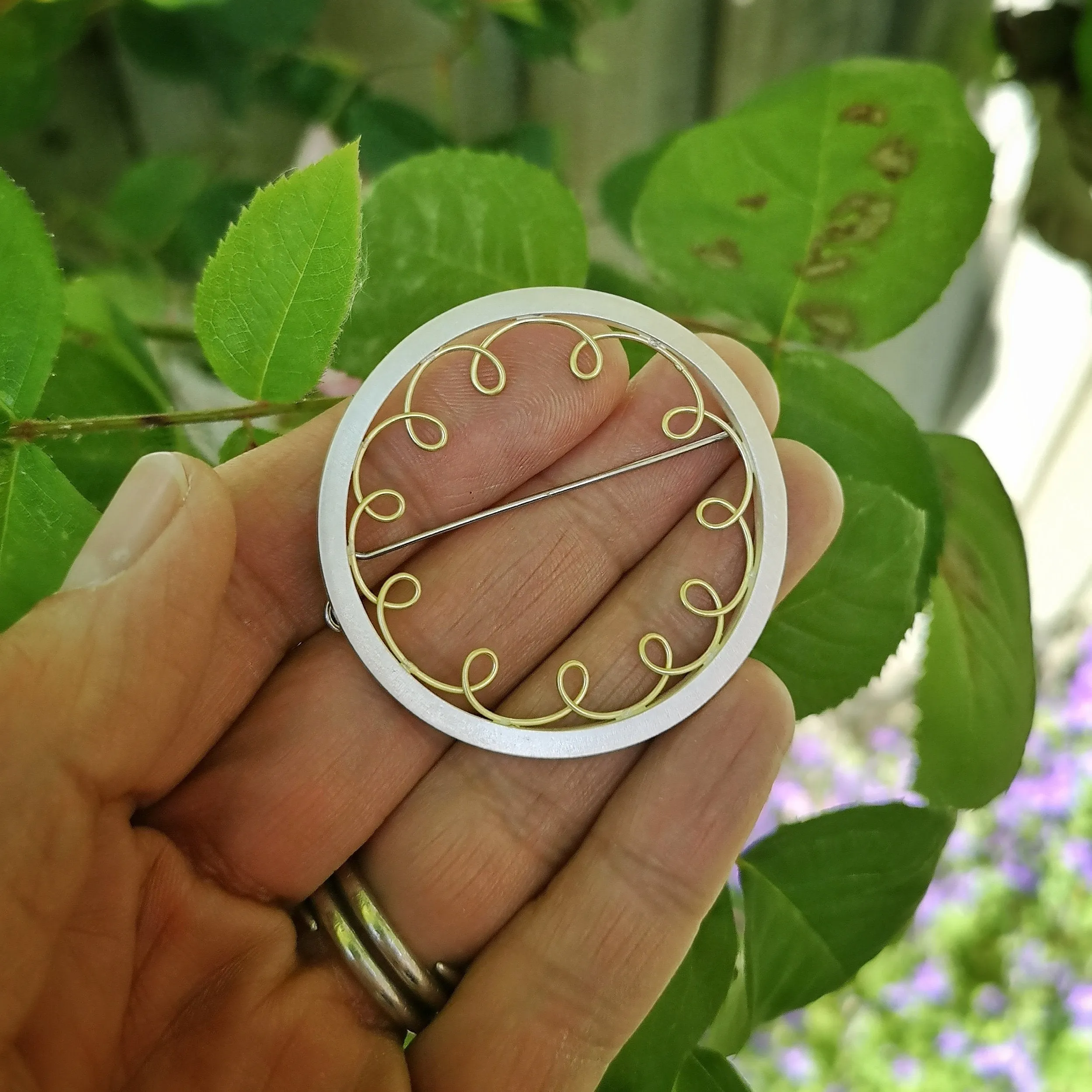 Twirly Brooch