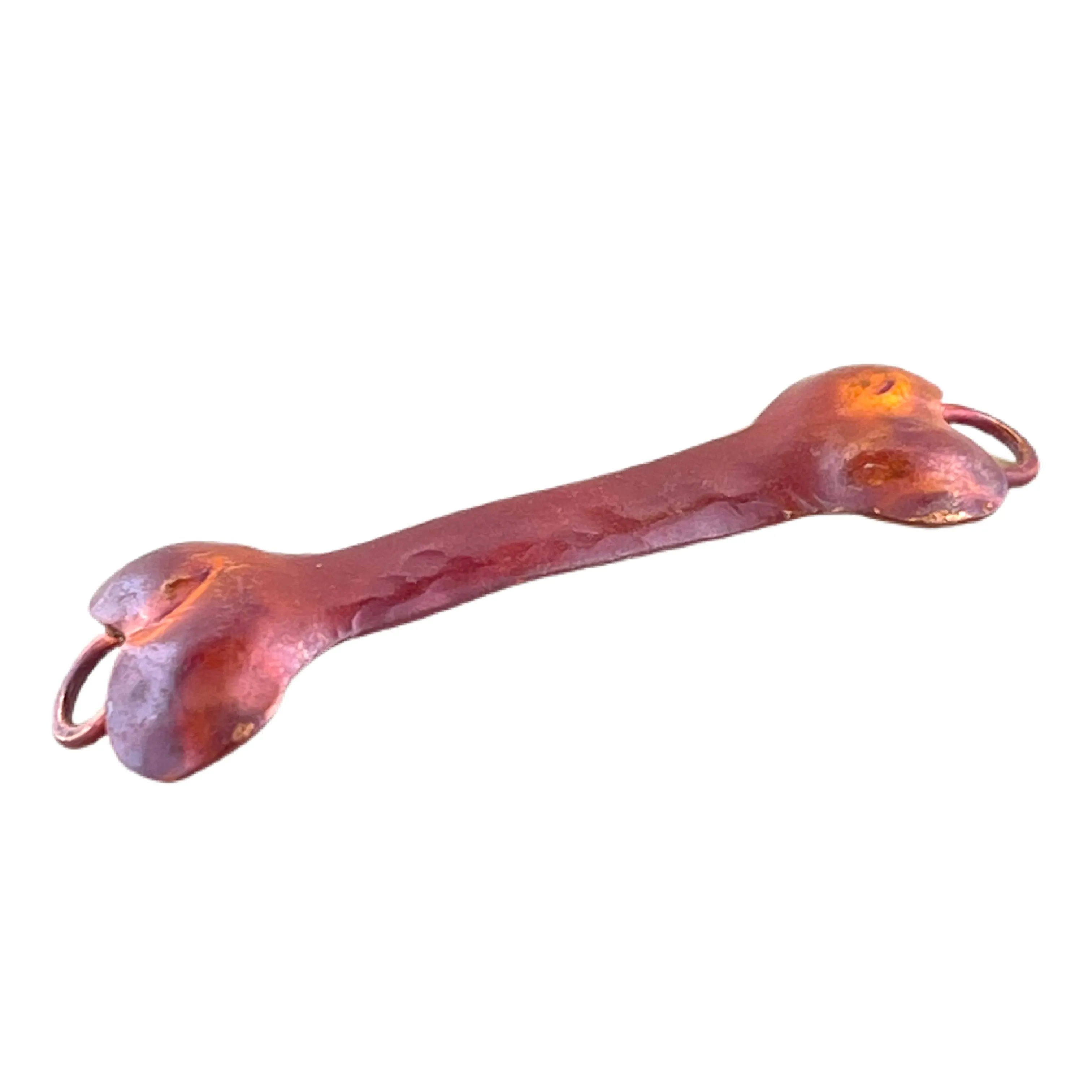 Unique Copper Big Bone Link for Jewelry Making