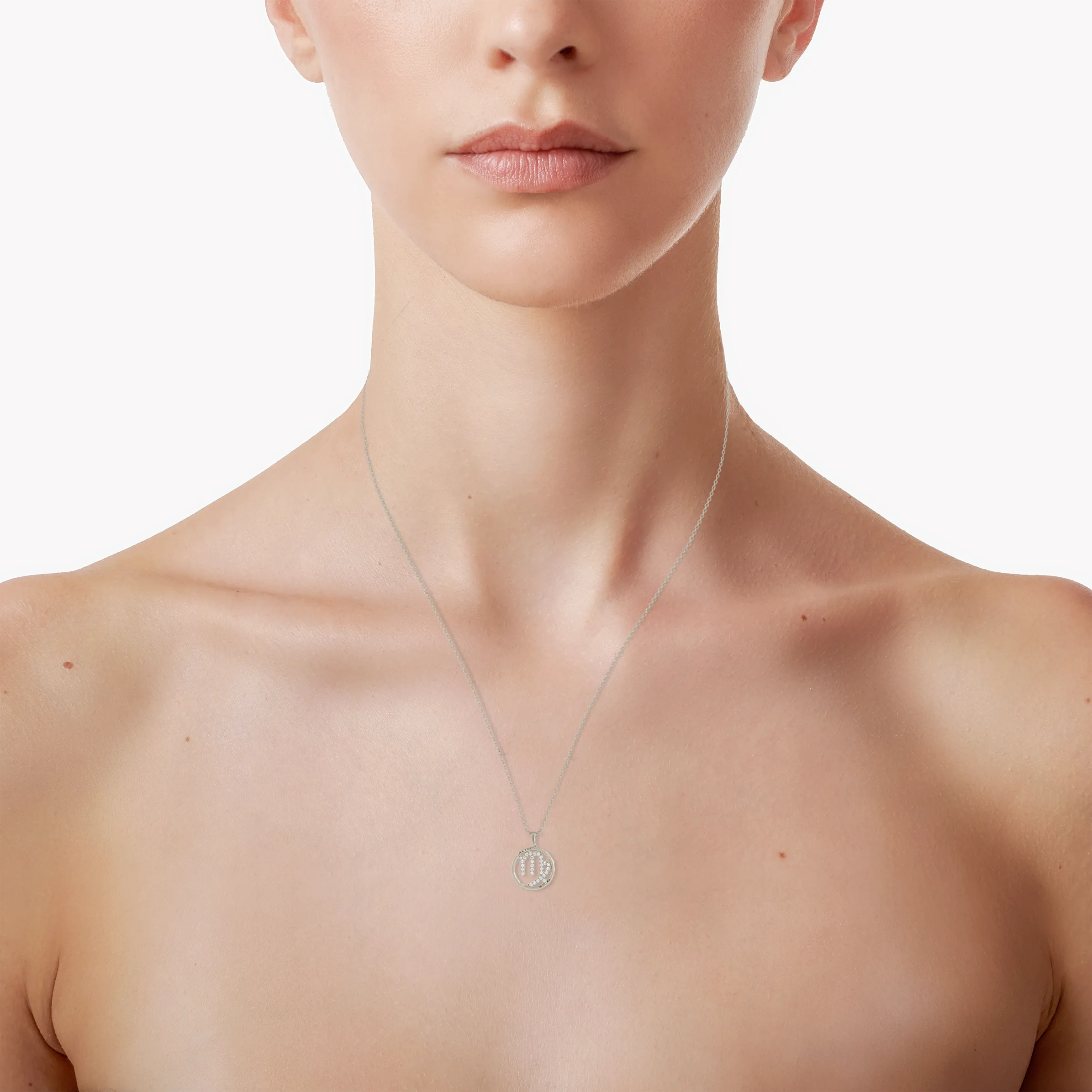 Virgo medallion pendant necklace