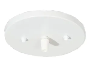 White Modern Shallow Canopy and Canopy Kits