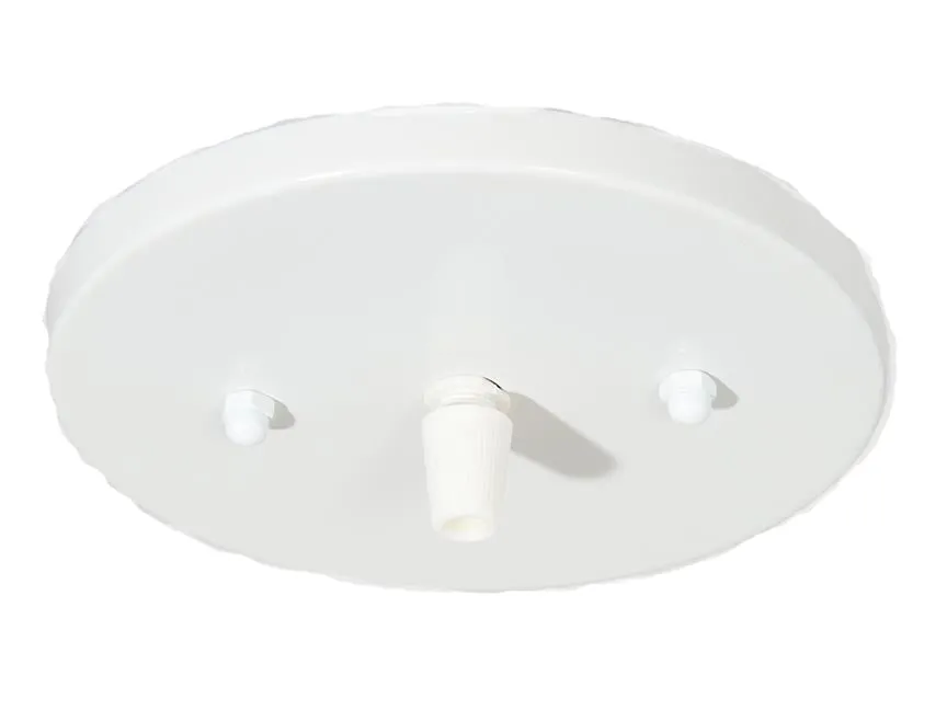 White Modern Shallow Canopy and Canopy Kits