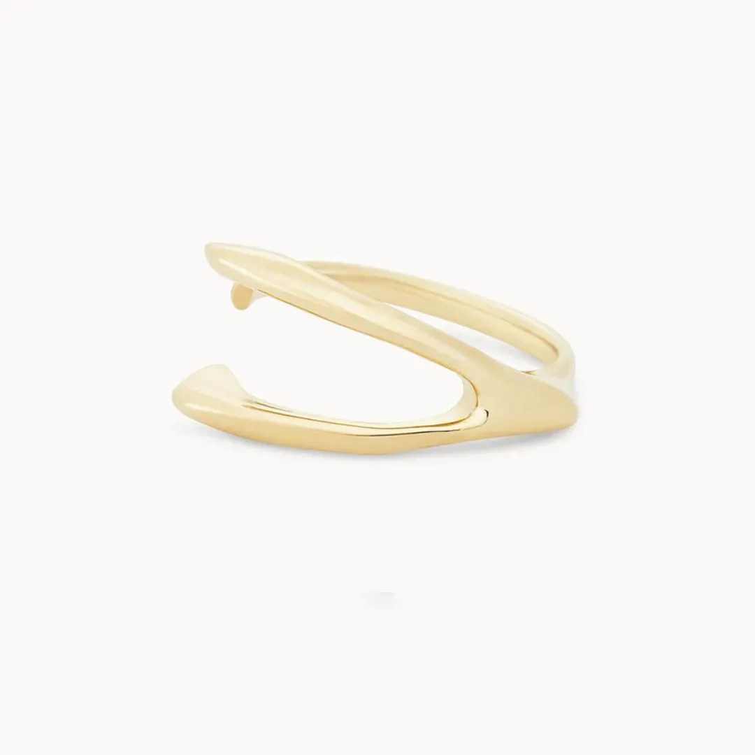 Wishbone Ring (14K Gold)