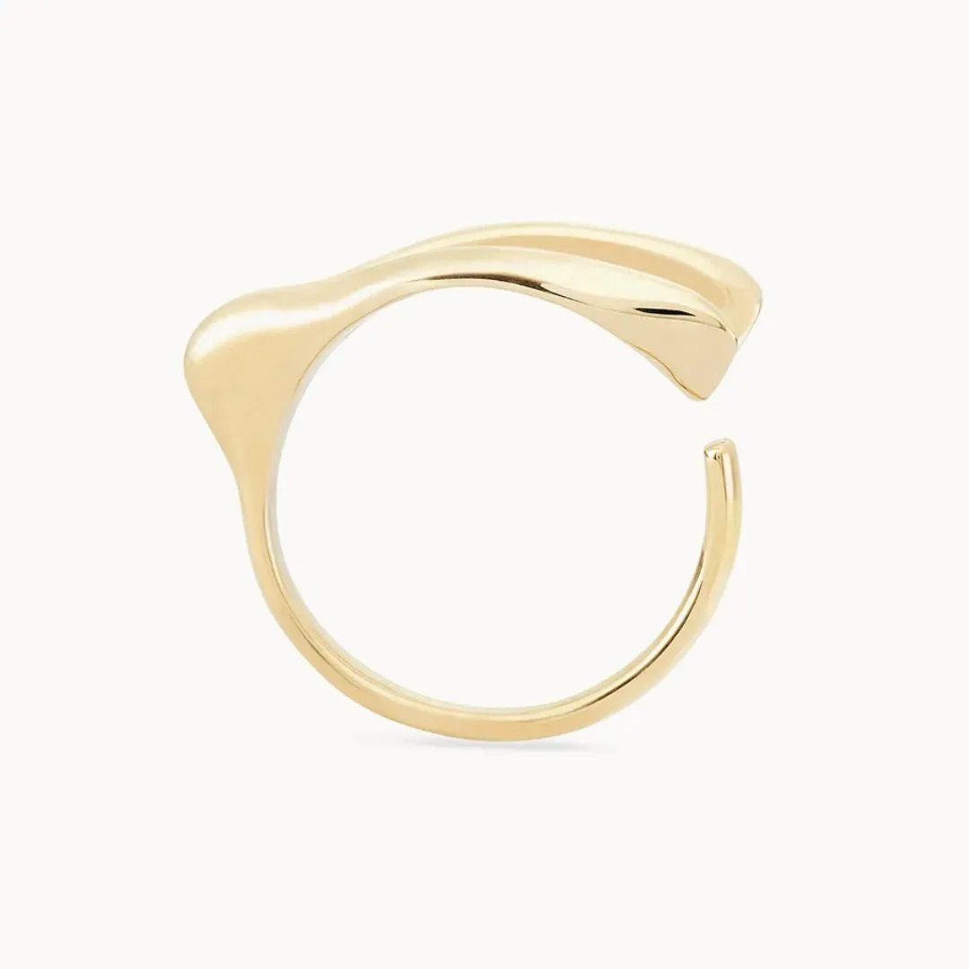 Wishbone Ring (14K Gold)