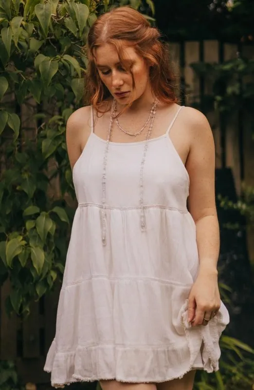 Xander Kostroma -Clear Quartz Wrap Necklace (150cm) –Unique Healing Stone –Perfect for those seeking to Boost Immunity & Restore Balance